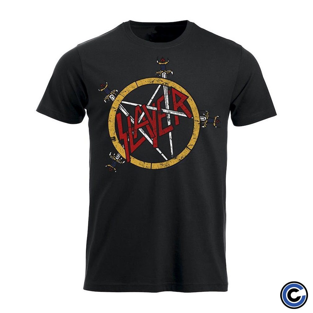 Slayer "Pentagram Distressed" Shirt