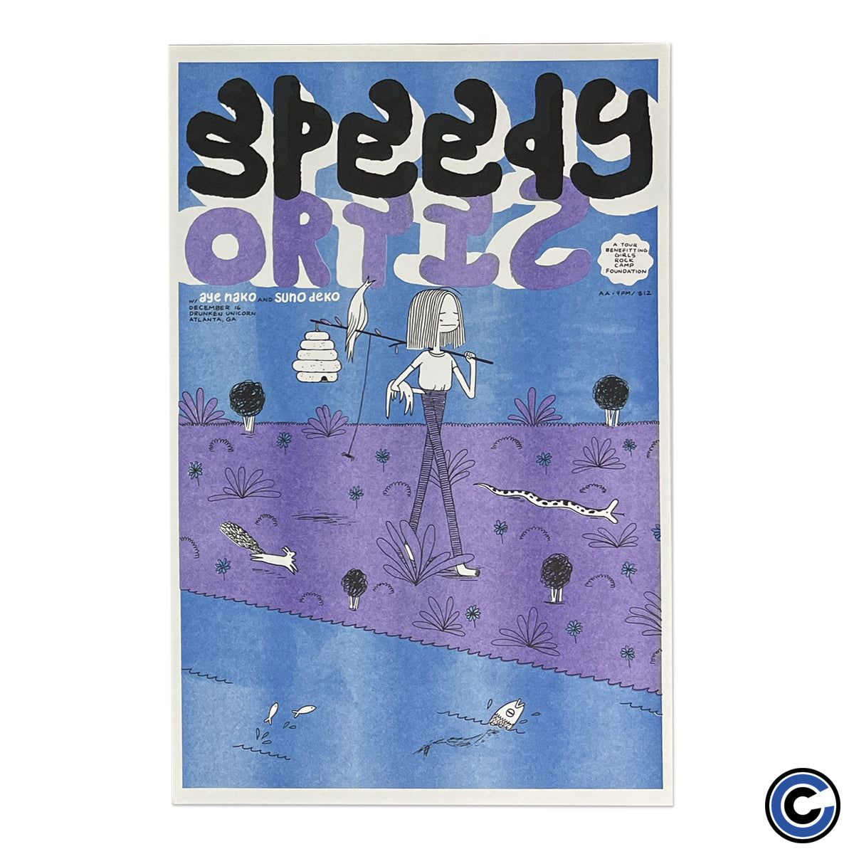 Speedy Ortiz "Atlanta, GA - 12/16/15" Poster