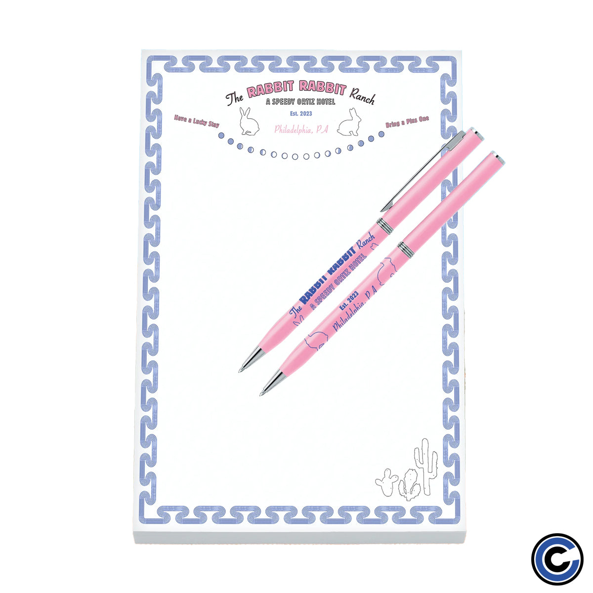 Speedy Ortiz "Rabbit Rabbit" Notebook & Pen Set