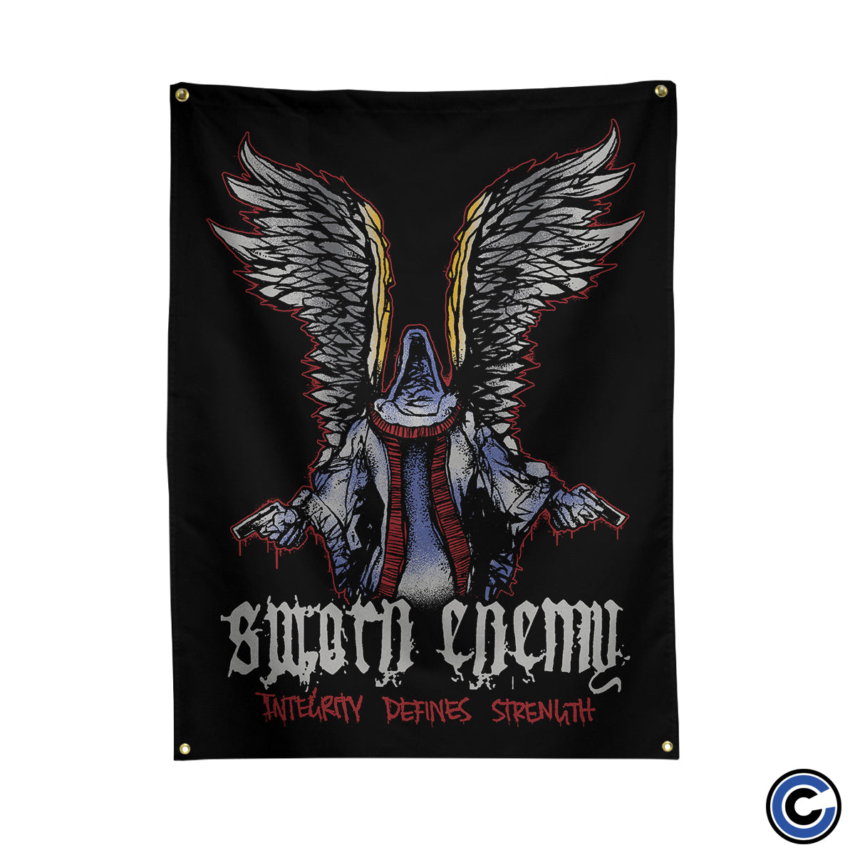 Sworn Enemy "Integrity Defines Strength" Flag