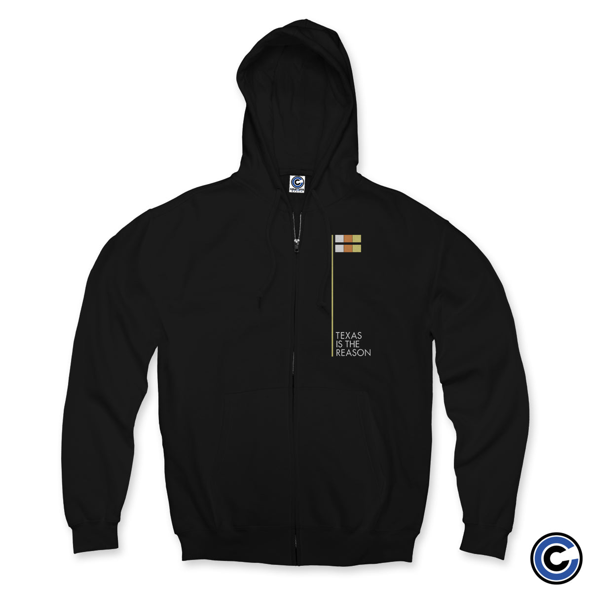 Texas Is The Reason "Flag" Zip Up Hoodie