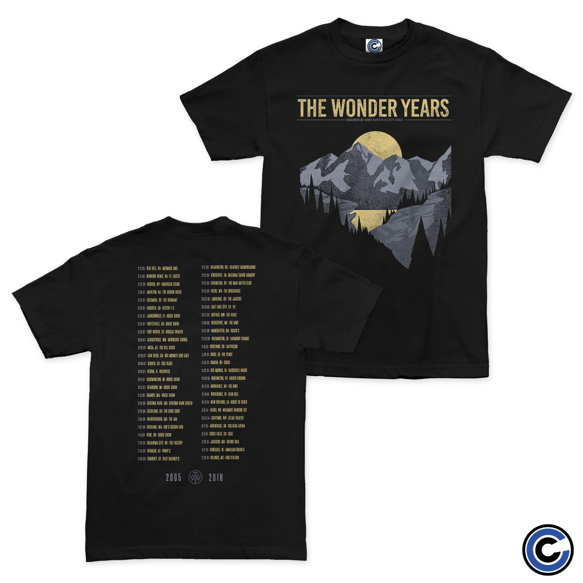 The Wonder Years "50 States" Shirt