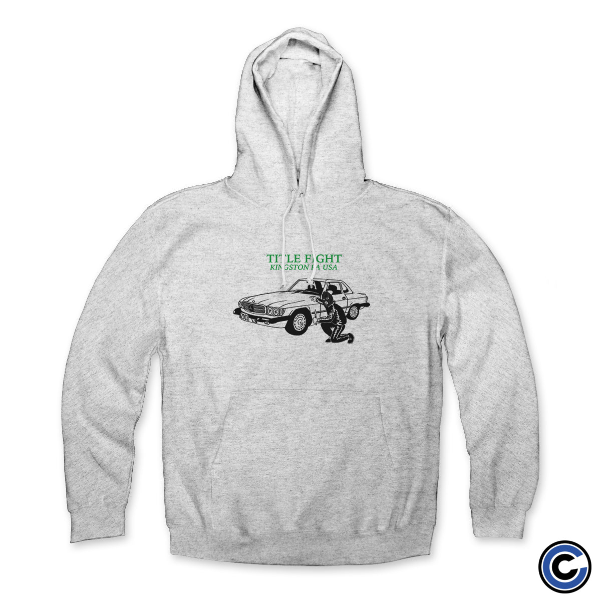 ミュージシャン TITLE FIGHT NO ONE Hoodie ash Title Fight