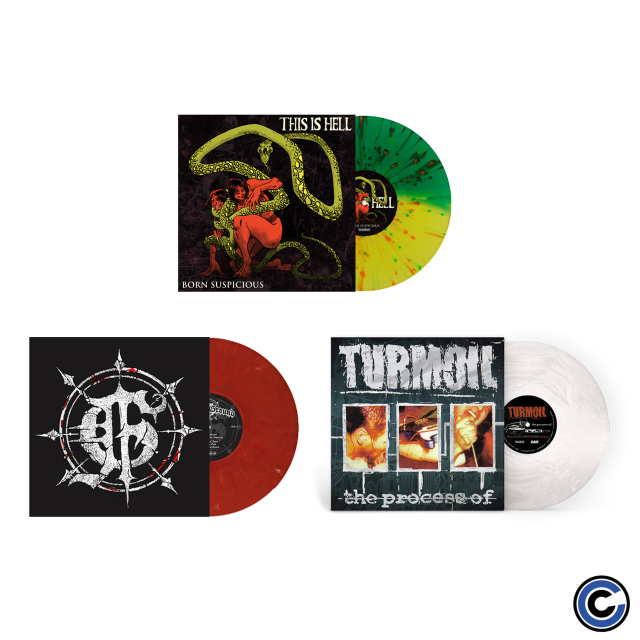 Turmoil, This Is Hell, Frozen Ground 12" Vinyl Bundle