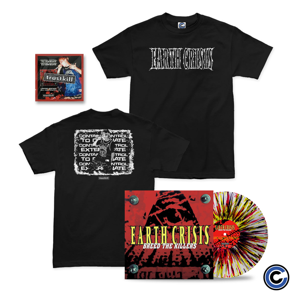 Earth Crisis "Breed The Killers" 12" Vinyl + "BTK" Shirt Bundle