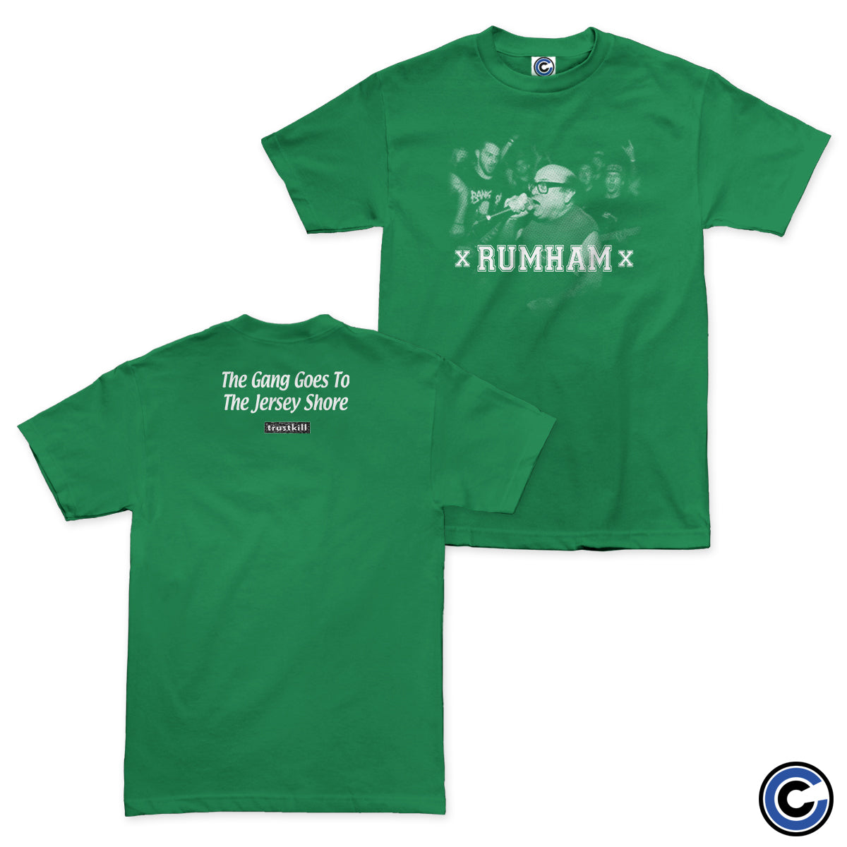 Trustkill Records "Rum Ham" Kelly Green Shirt