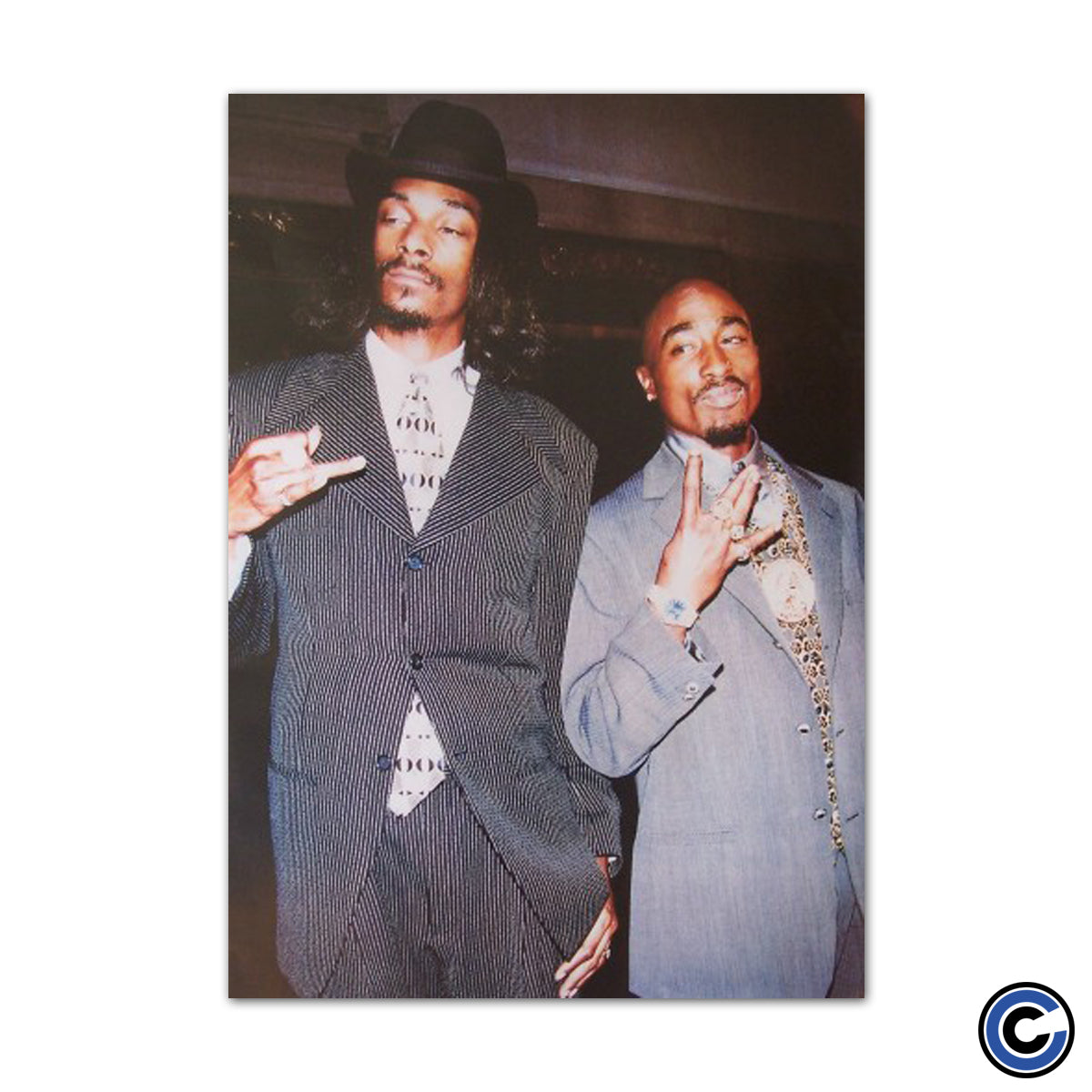 Tupac and Snoop "Suits" Poster