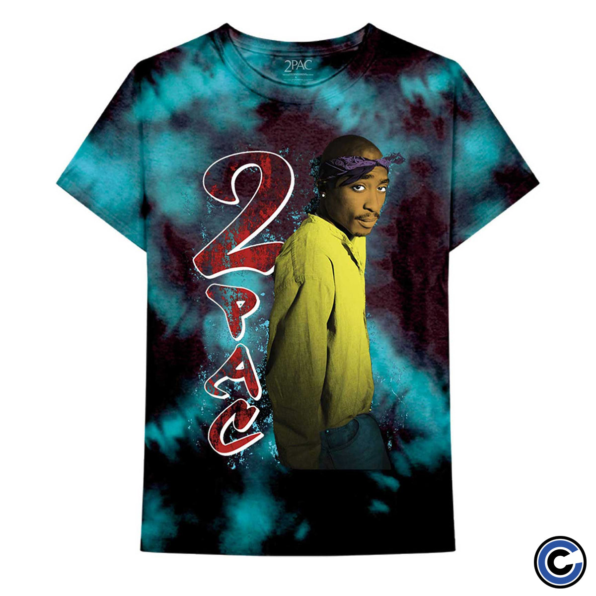 Tupac "Vintage Dip Dye" Shirt