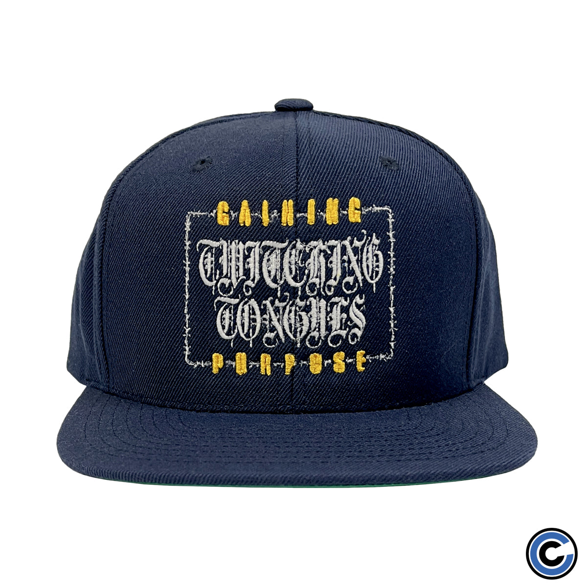 Twitching Tongues "Barbed Wire" Navy Snapback