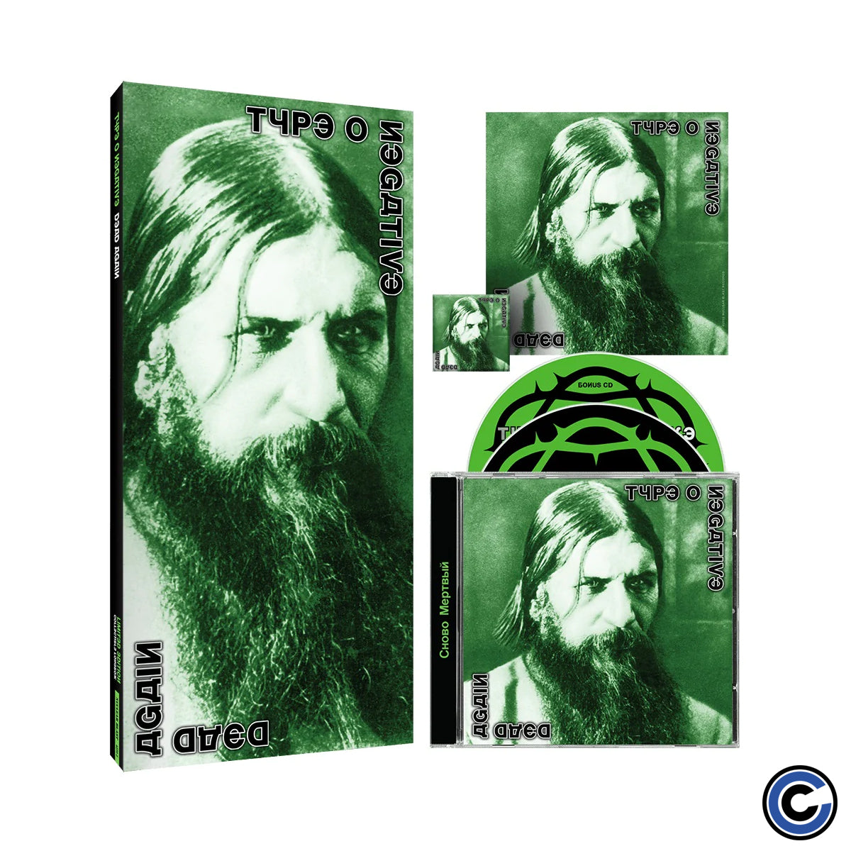 Type O Negative "Dead Again" CD (Limited Edition – Long Box CD)