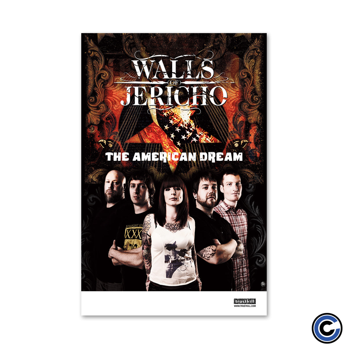 Walls of Jericho "The American Dream" Poster