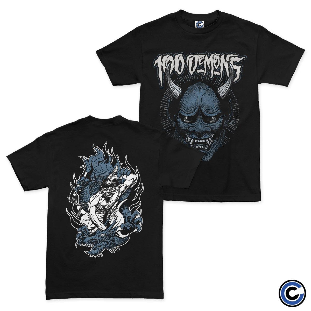 Buy – 100 Demons "Hanya Mask" Shirt – Band & Music Merch – Cold Cuts Merch