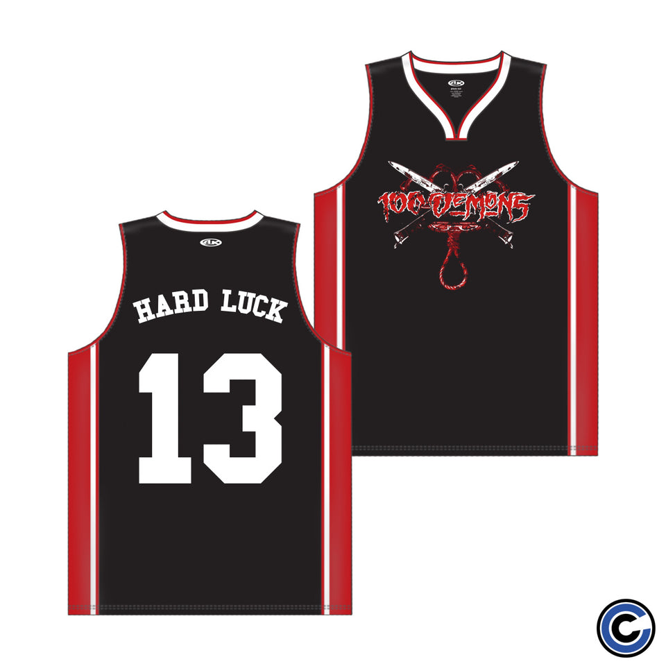 100 Demons "Knives" Basketball Jersey