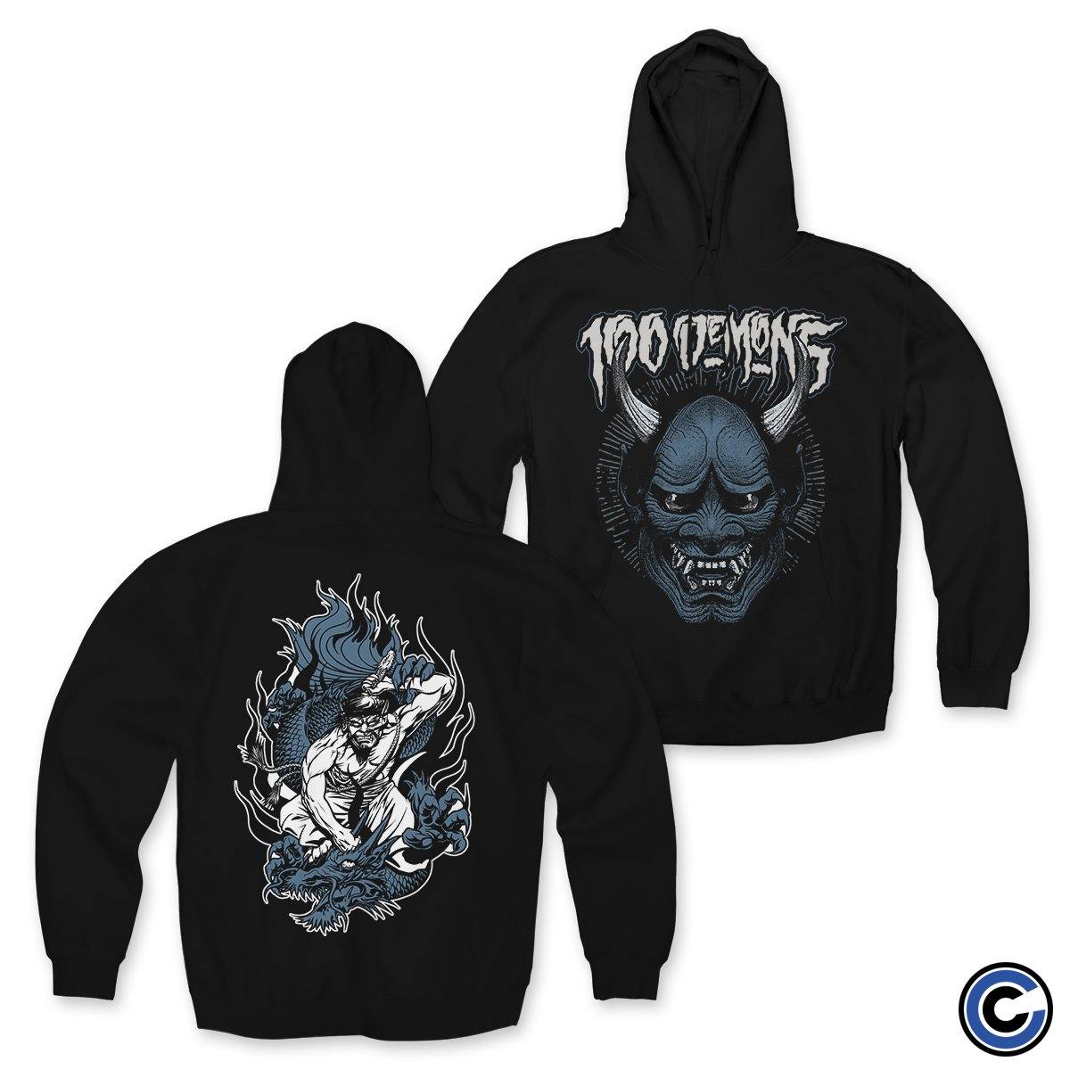 Buy – 100 Demons "Hanya Mask" Hoodie – Band & Music Merch – Cold Cuts Merch