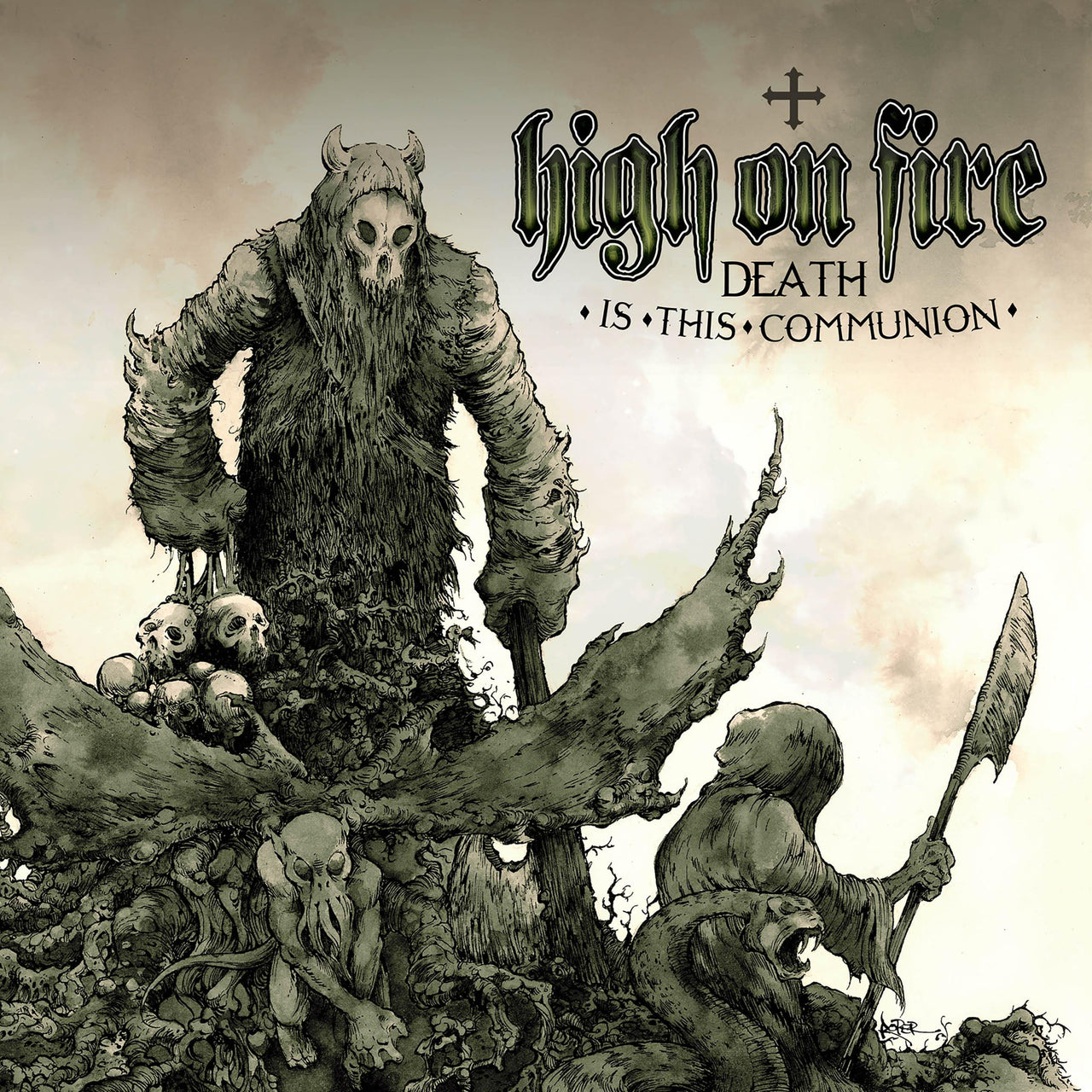 Buy – High on Fire "Death is This Communion" 2x12" – Band & Music Merch – Cold Cuts Merch