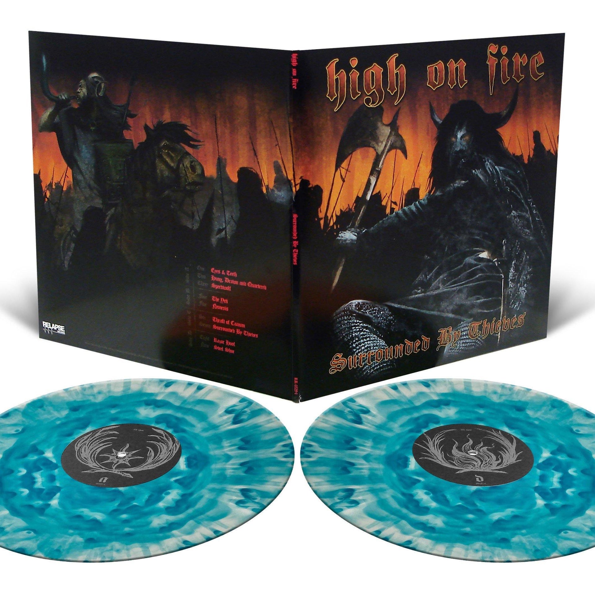 Buy – High on Fire "Surrounded By Thieves" 2x12" – Band & Music Merch – Cold Cuts Merch