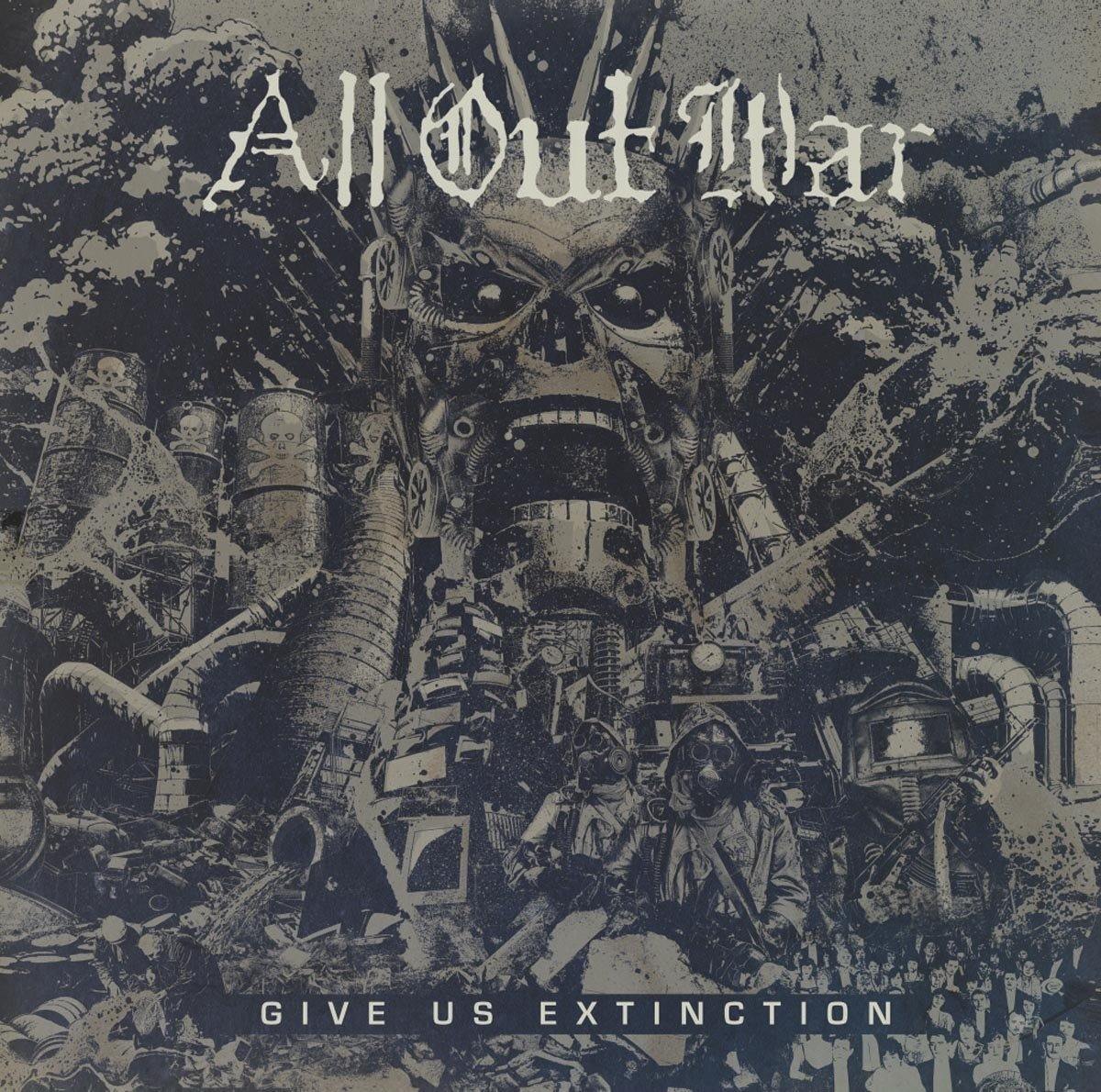 Buy – All Out War "Give Us Extinction" 12" – Band & Music Merch – Cold Cuts Merch