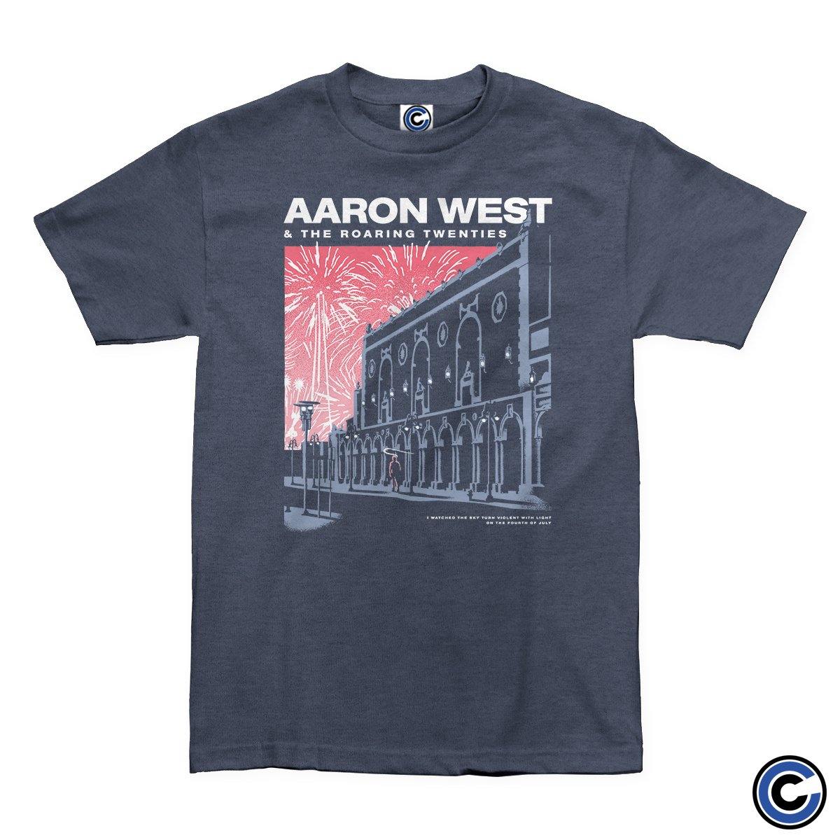 Buy – Aaron West & The Roaring Twenties "Fireworks" Shirt – Band & Music Merch – Cold Cuts Merch