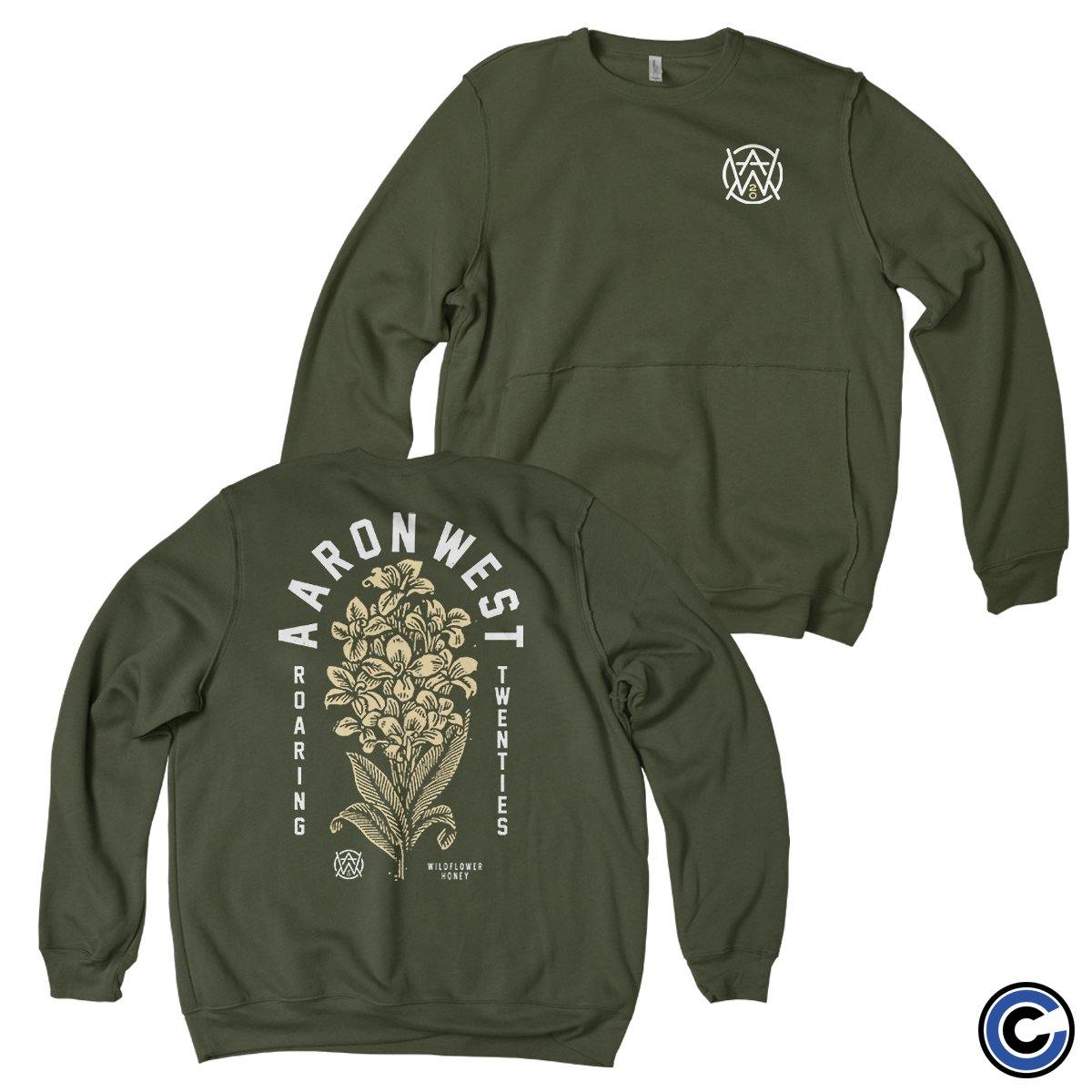 Buy – Aaron West & The Roaring Twenties "Wildflower" Crewneck – Band & Music Merch – Cold Cuts Merch