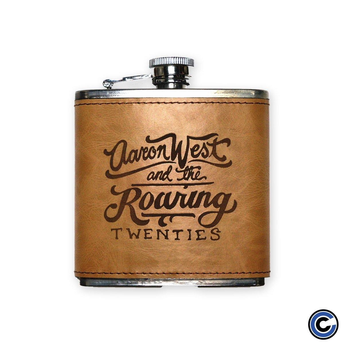 Buy – Aaron West & The Roaring Twenties "Logo" Faux Leather Flask – Band & Music Merch – Cold Cuts Merch