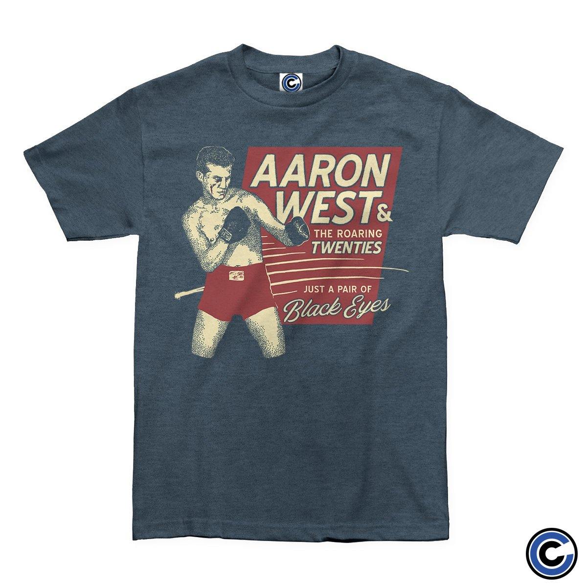 Buy – Aaron West & The Roaring Twenties "Black Eyes Boxer" Shirt – Band & Music Merch – Cold Cuts Merch