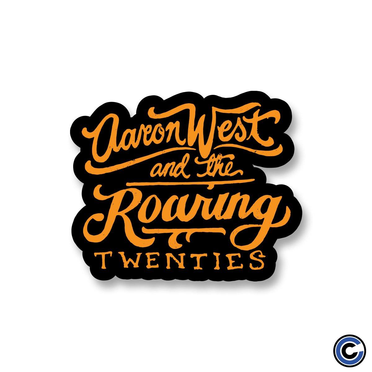 Buy – Aaron West & The Roaring Twenties "Script" Sticker – Band & Music Merch – Cold Cuts Merch