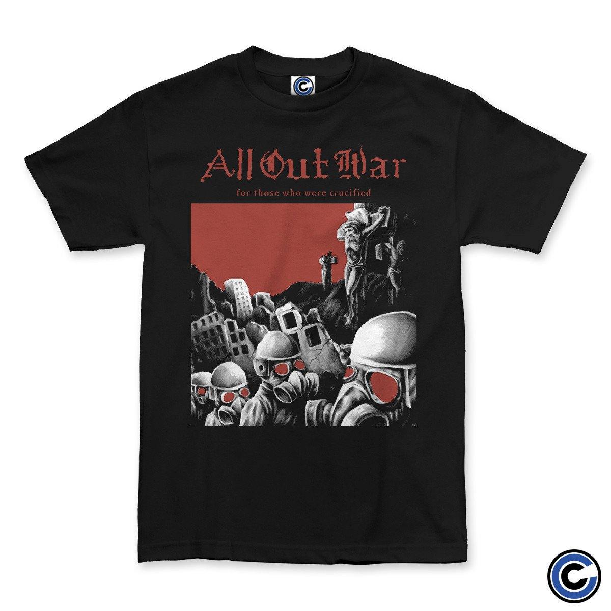 Buy – All Out War "Crucified" Shirt – Band & Music Merch – Cold Cuts Merch
