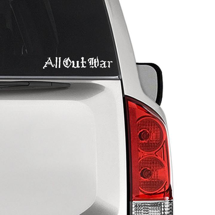 Buy – All Out War "Logo" Decal – Band & Music Merch – Cold Cuts Merch
