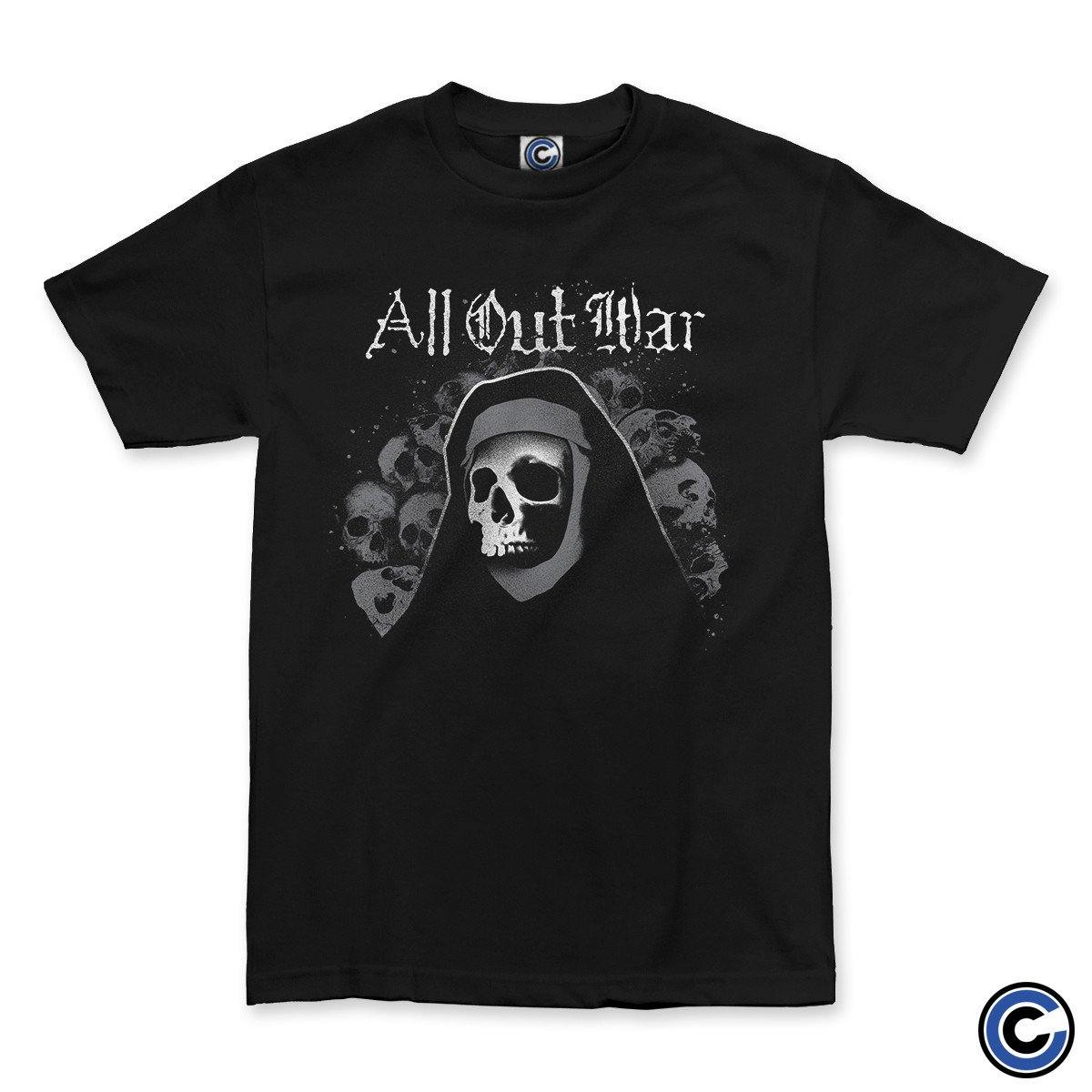 Buy – All Out War "Nun Skull" Shirt – Band & Music Merch – Cold Cuts Merch