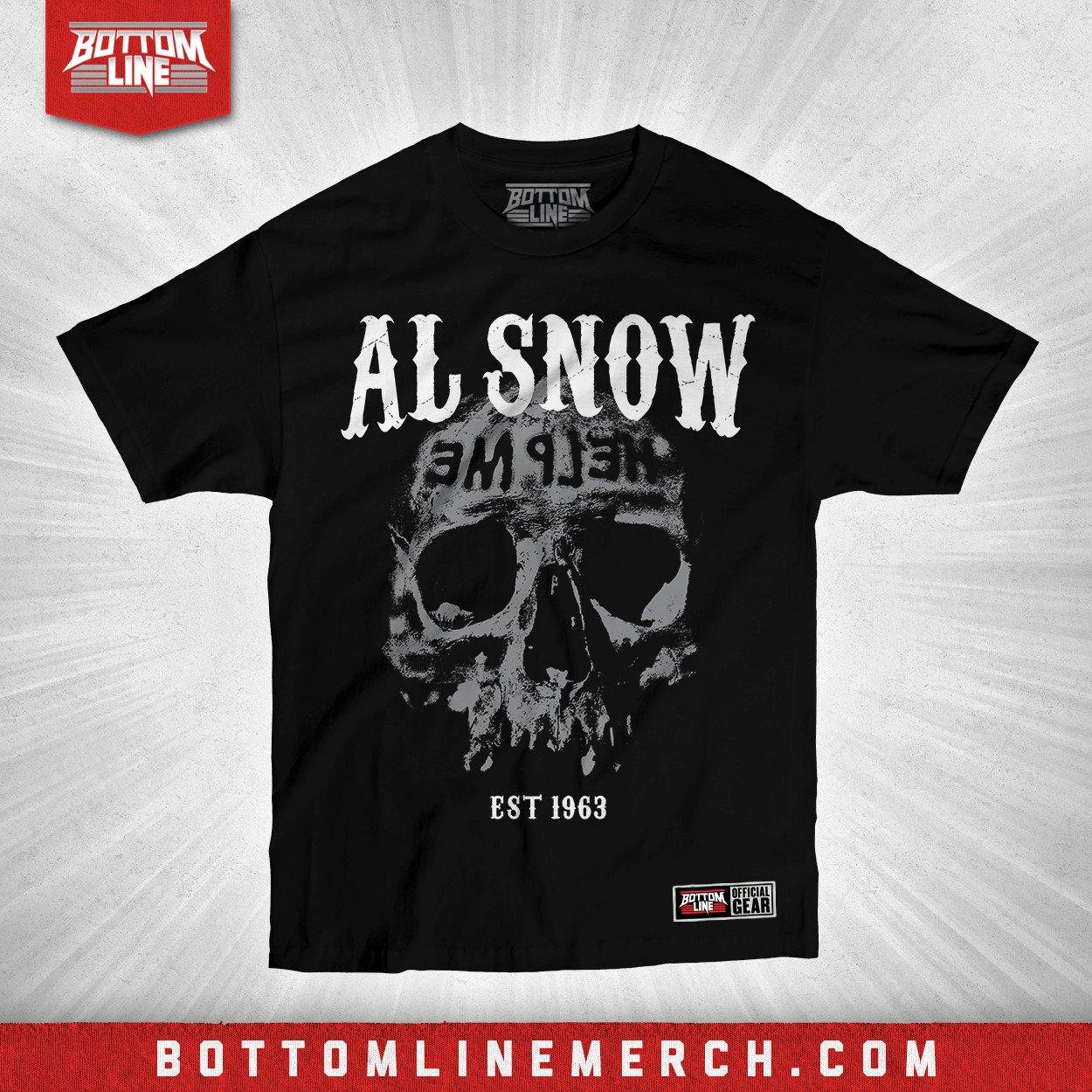 Buy Now – Al Snow "Skull" Shirt – Wrestler & Wrestling Merch – Bottom Line