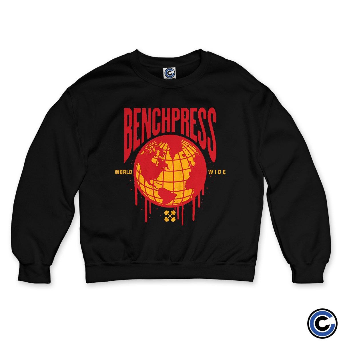 Buy – Benchpress "Worldwide" Crewneck – Band & Music Merch – Cold Cuts Merch