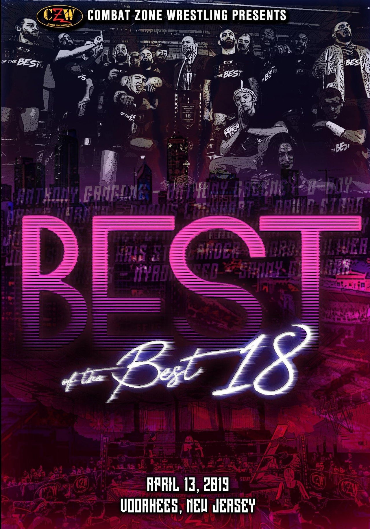 Buy Now – CZW "Best Of The Best 18" 4/13/2019 DVD – Wrestler & Wrestling Merch – Bottom Line