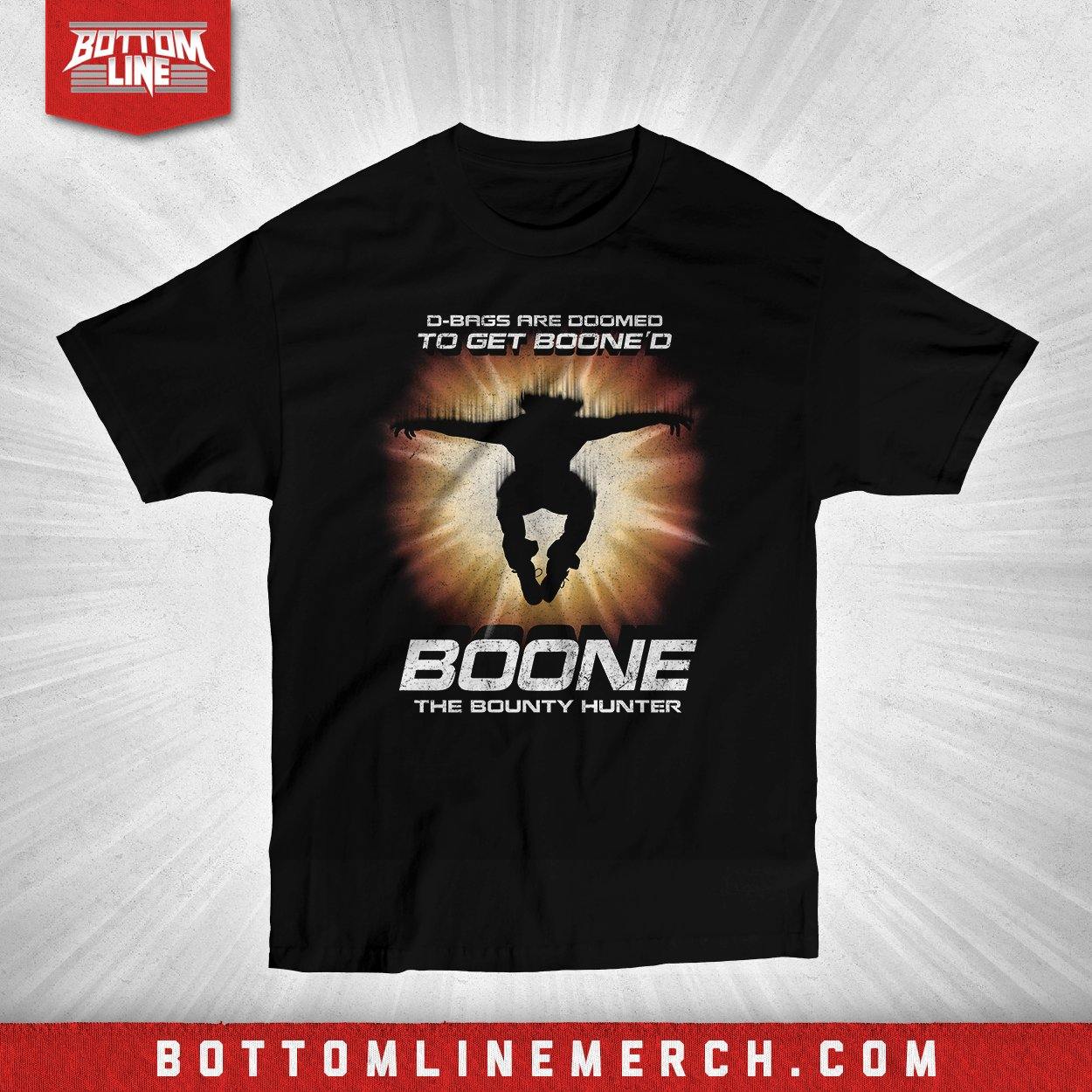 Buy Now – Boone The Bounty Hunter "D-Bags Are Doomed" Shirt – Wrestler & Wrestling Merch – Bottom Line