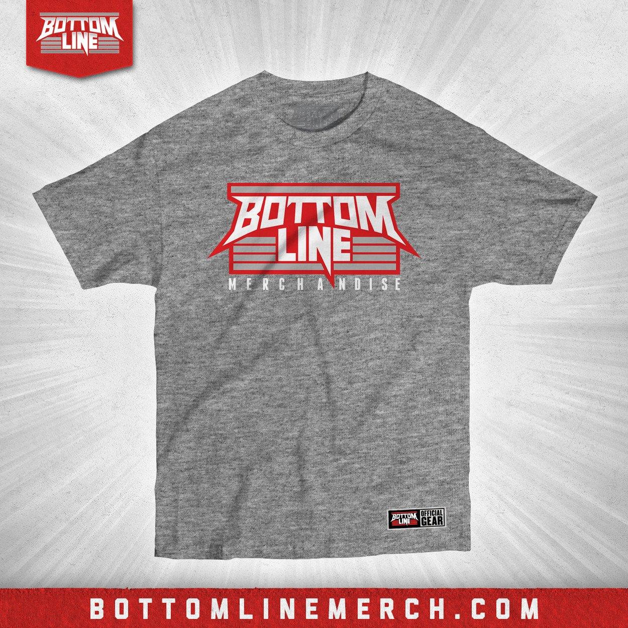 Buy Now – Bottom Line "Logo" Athletic Heather Shirt – Wrestler & Wrestling Merch – Bottom Line