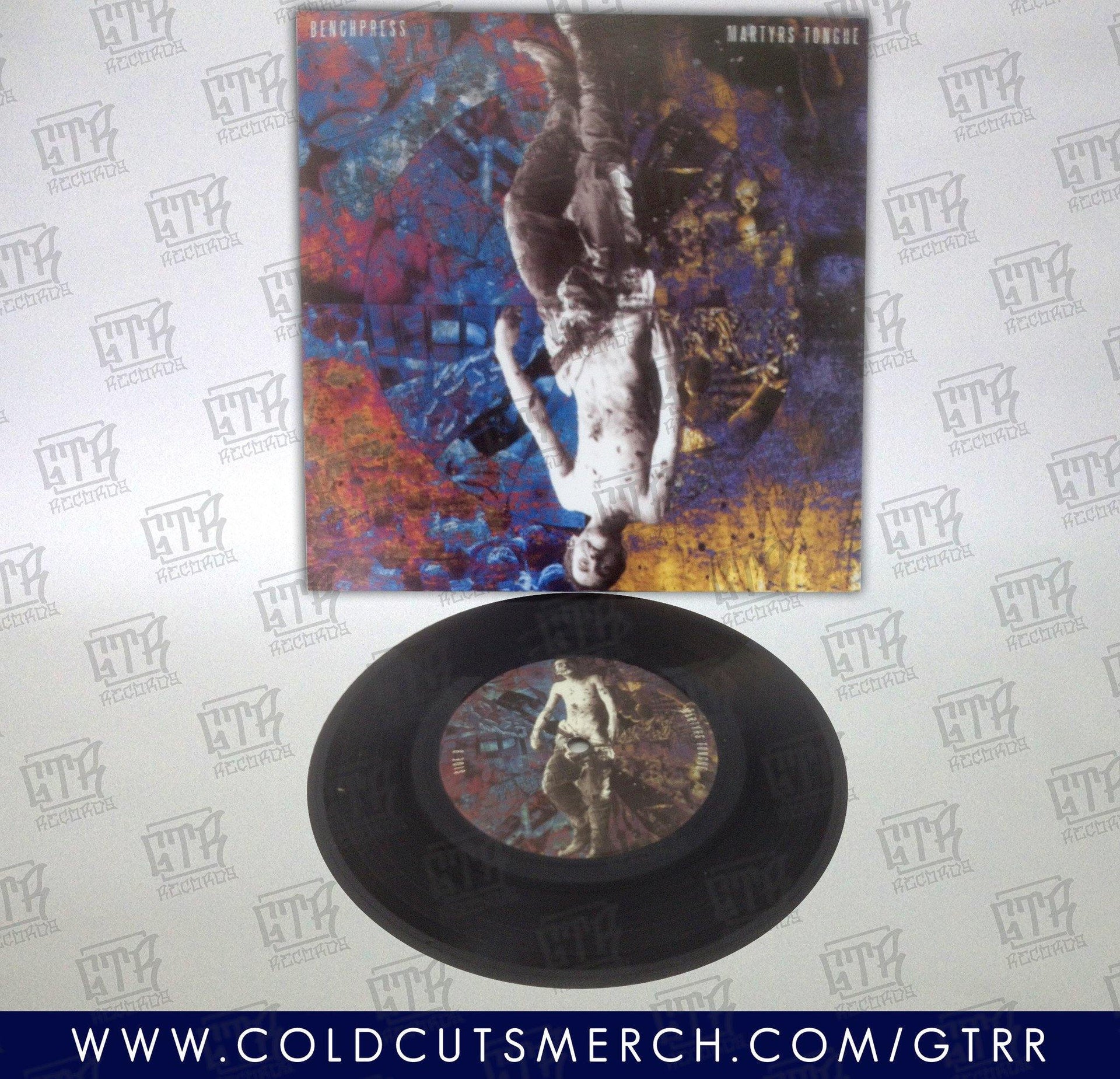Buy – Benchpress/Martyr's Tongue Split 7" – Band & Music Merch – Cold Cuts Merch