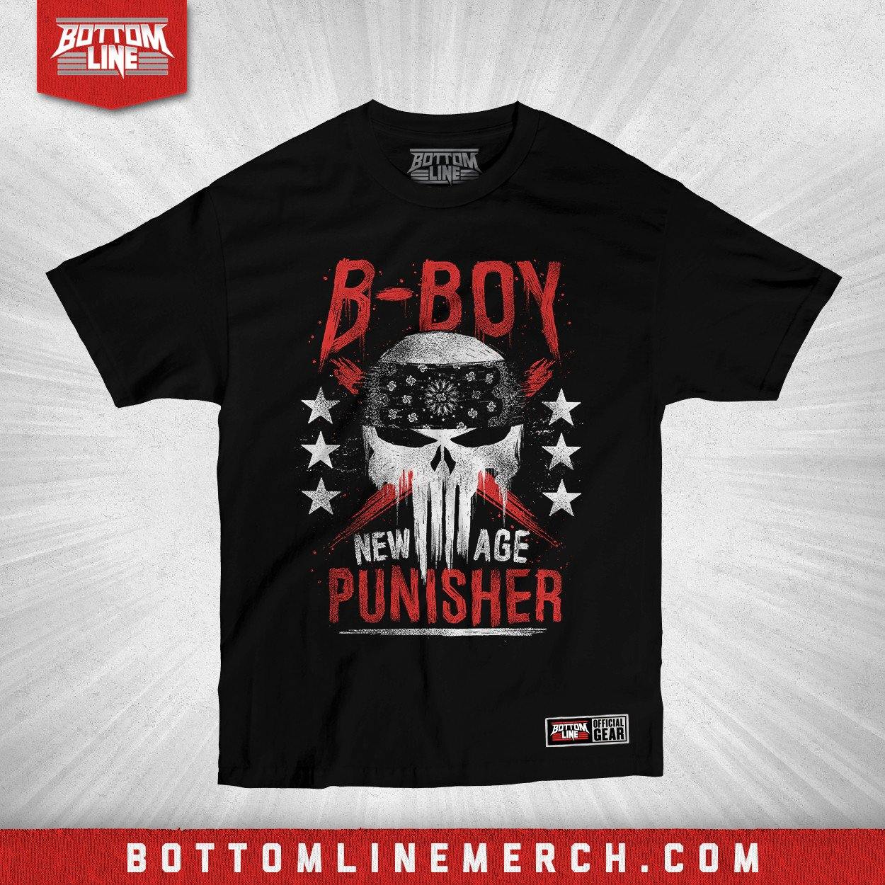 Buy Now – B-Boy "Skull" Shirt – Wrestler & Wrestling Merch – Bottom Line