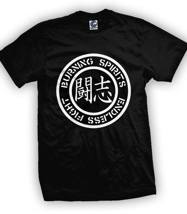 Buy Now – Burning Spirits "Logo" Black Shirt – Wrestler & Wrestling Merch – Bottom Line