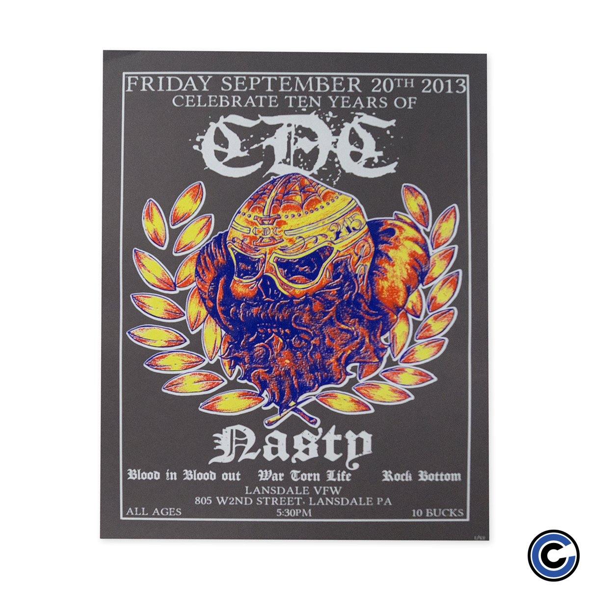 Buy – CDC "10 Year" Poster – Band & Music Merch – Cold Cuts Merch