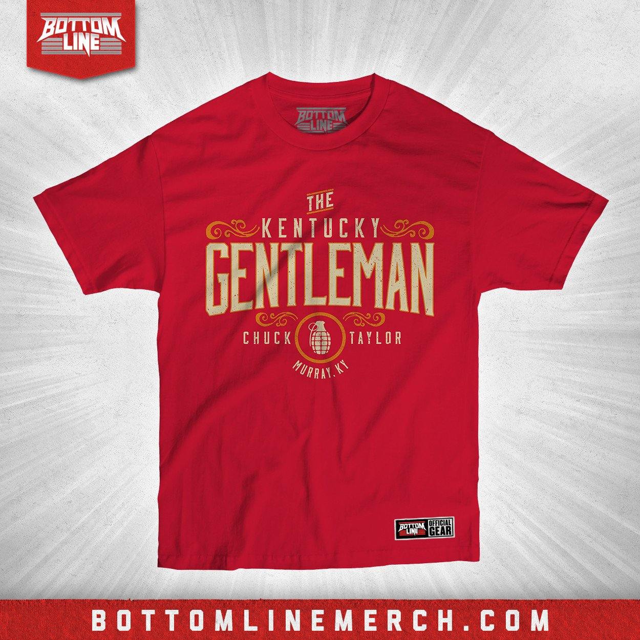 Buy Now – Chuck Taylor "Kentucky Gentleman" Shirt – Wrestler & Wrestling Merch – Bottom Line