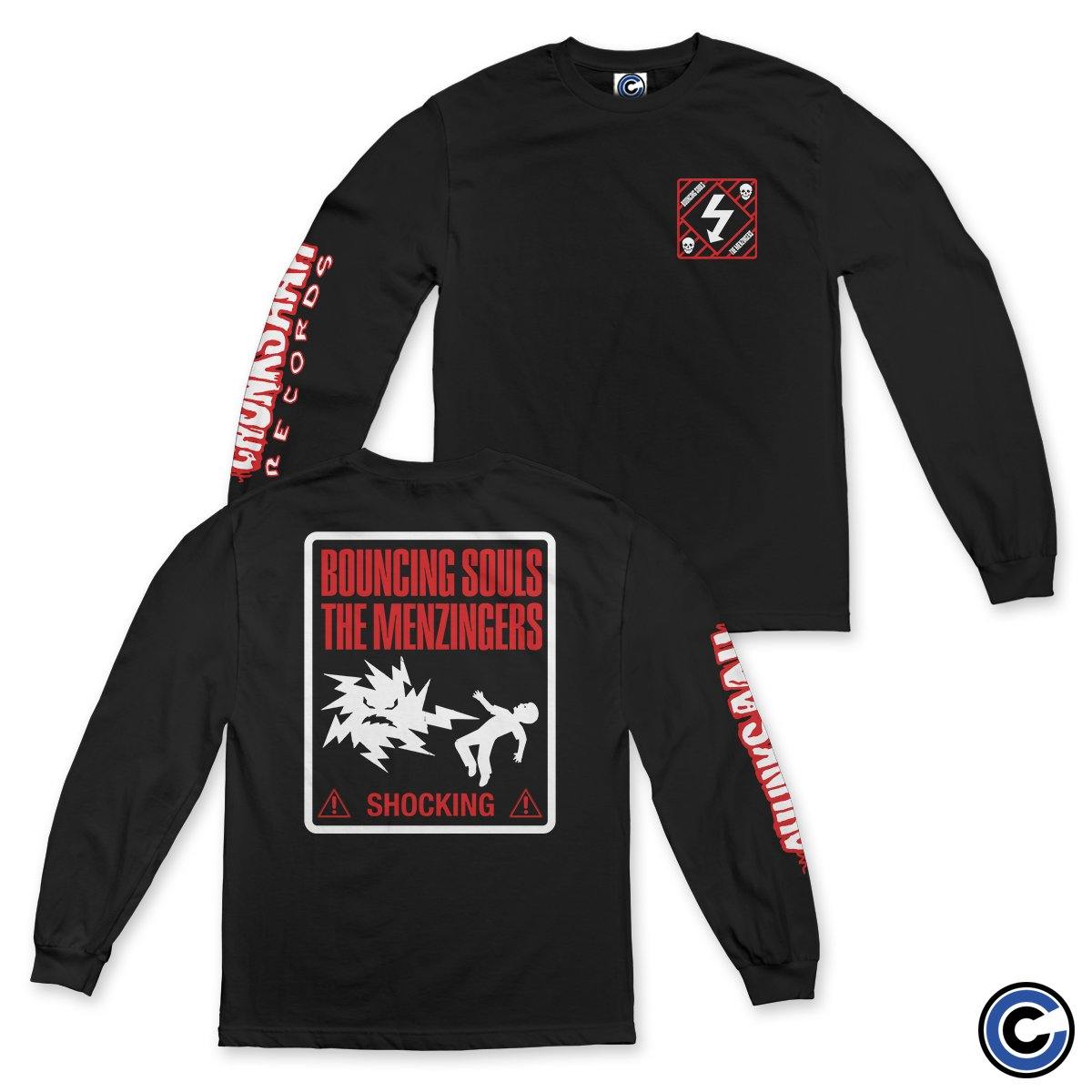 Buy – The Bouncing Souls/The Menzingers "Shocking" Long Sleeve – Band & Music Merch – Cold Cuts Merch