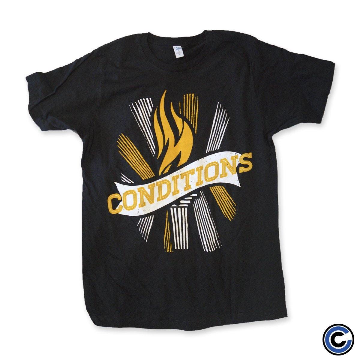 Buy – Conditions "Flame" Shirt – Band & Music Merch – Cold Cuts Merch