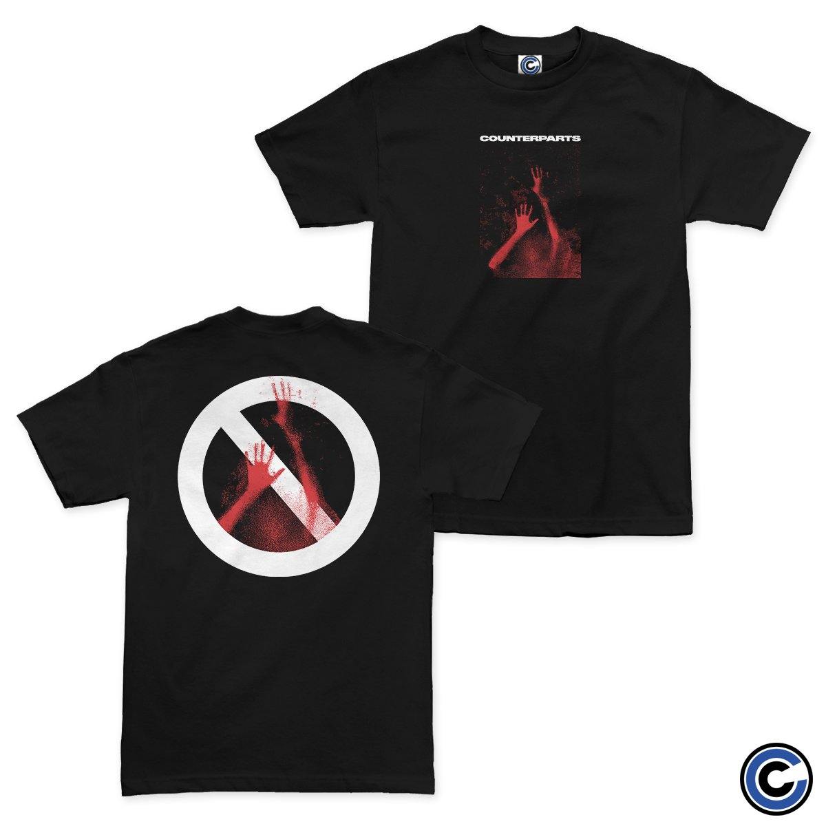 Buy – Counterparts "Blood Hands" Shirt – Band & Music Merch – Cold Cuts Merch