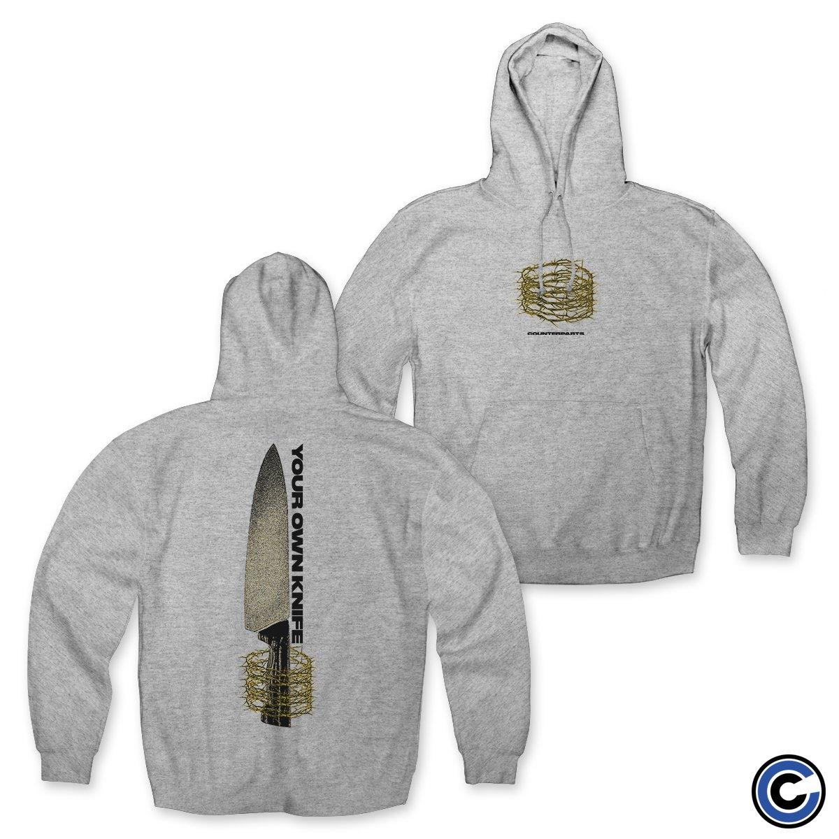 Buy – Counterparts "Knife" Hoodie – Band & Music Merch – Cold Cuts Merch