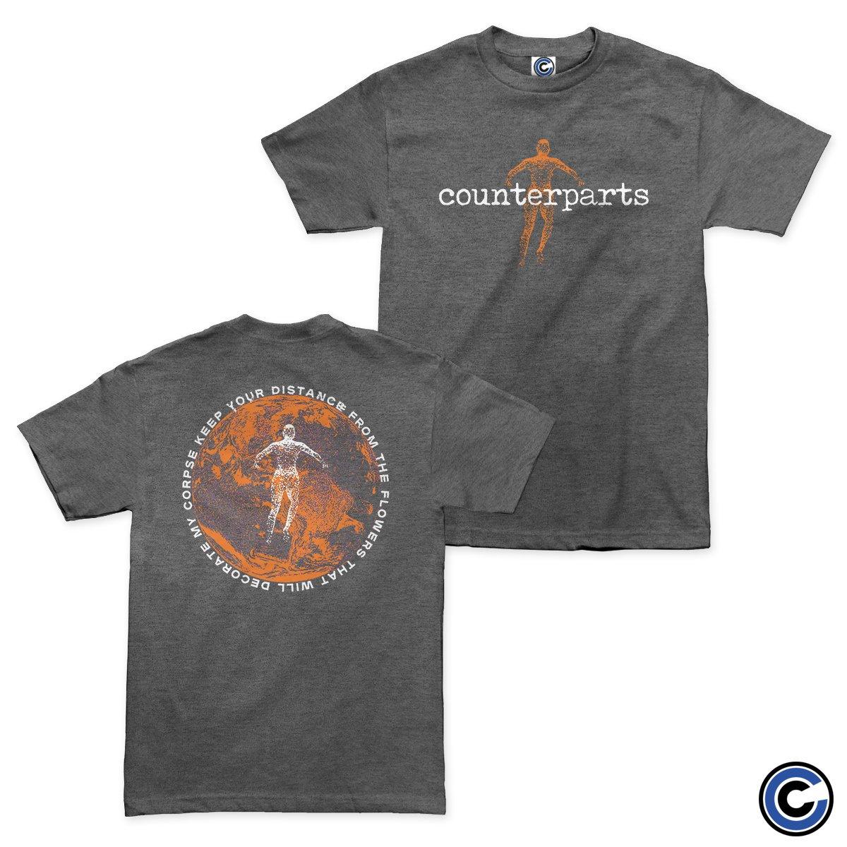 Buy – Counterparts "Planet" Shirt – Band & Music Merch – Cold Cuts Merch