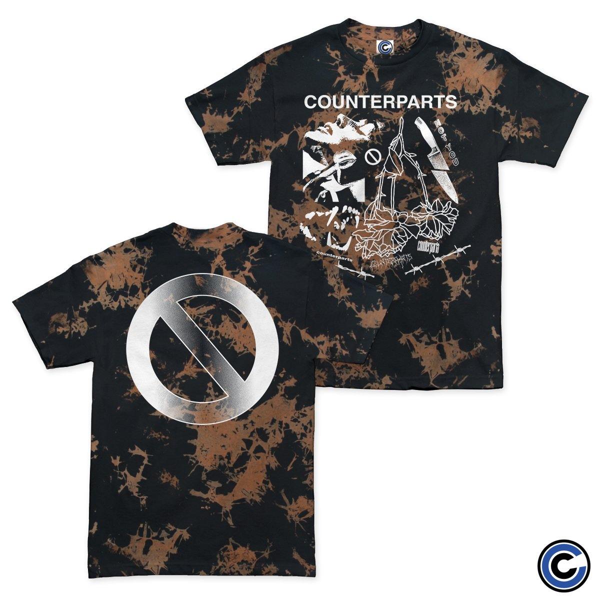 Buy – Counterparts "Broken Knife" Shirt – Band & Music Merch – Cold Cuts Merch