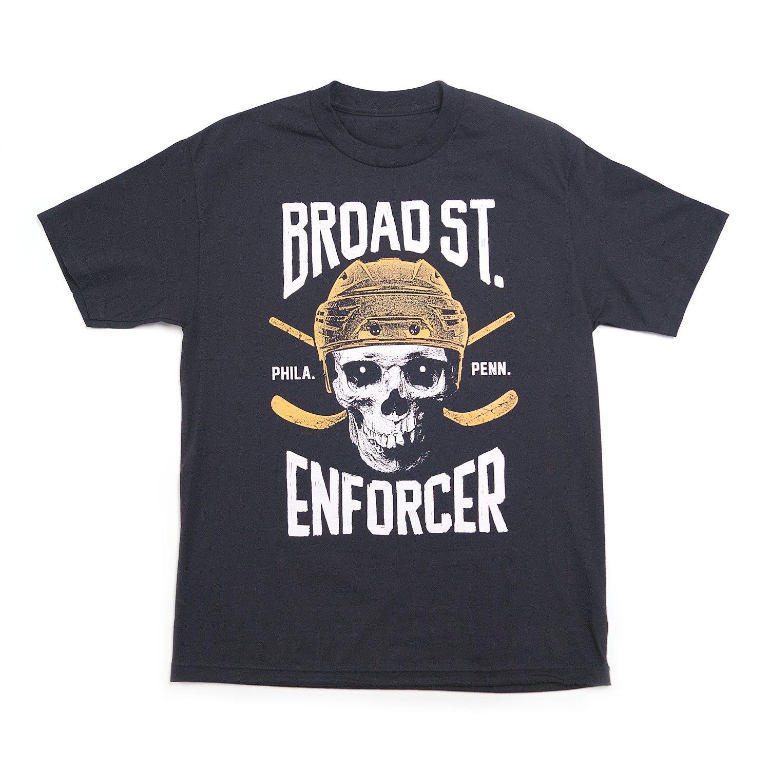 Buy – Cracked Bell "Broad Street Enforcer" Shirt – Band & Music Merch – Cold Cuts Merch