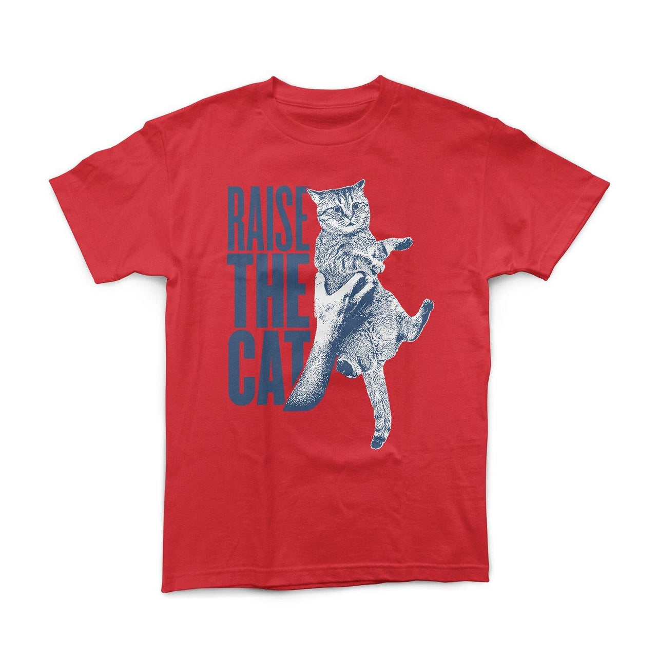 Buy – Cracked Bell "Raise The Cat" Red Shirt – Band & Music Merch – Cold Cuts Merch