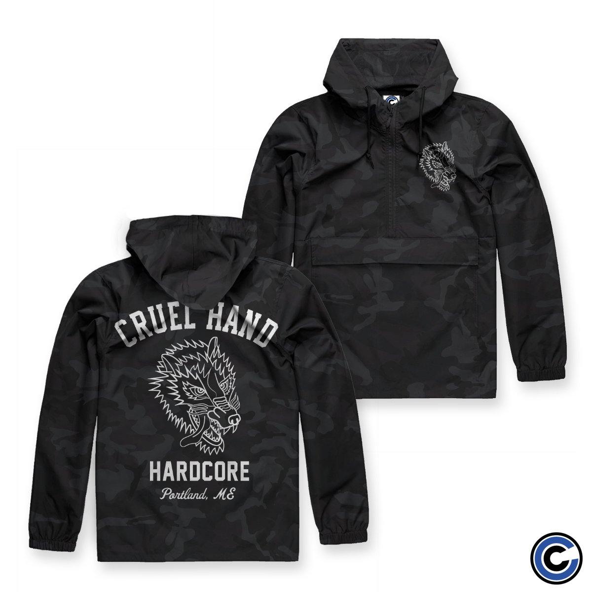 Buy – Cruel Hand "Wolf Head" Half Zip Breaker – Band & Music Merch – Cold Cuts Merch