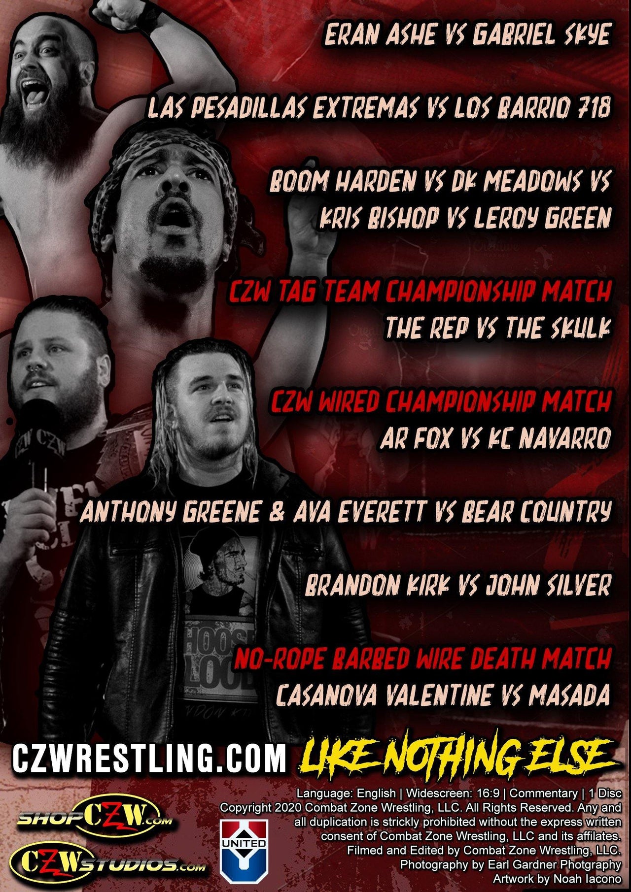 Buy Now – CZW "21st Anniversary" 2/8/2020 DVD – Wrestler & Wrestling Merch – Bottom Line
