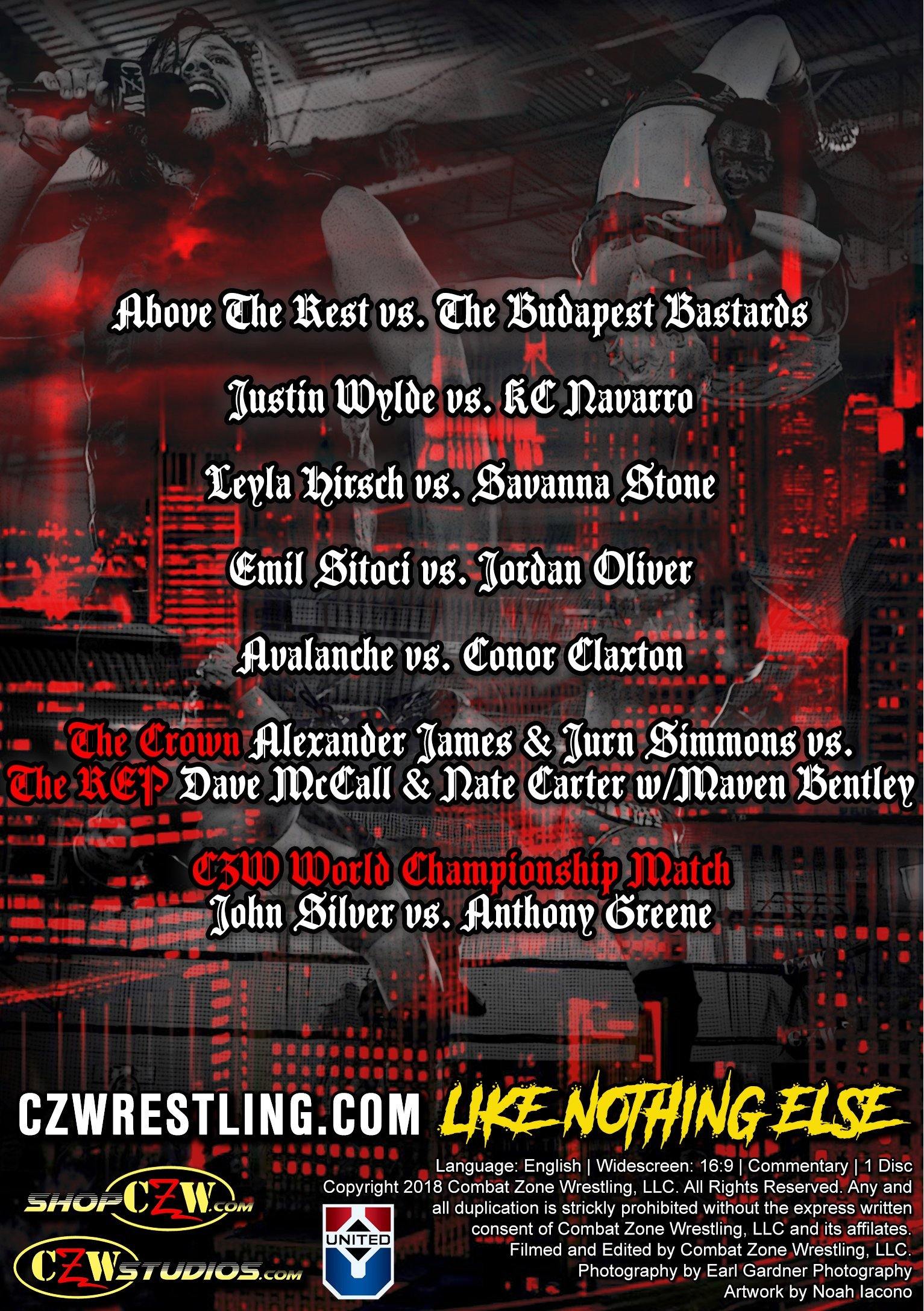 Buy Now – CZW "CZW vs. WXW" 08/10/2019 DVD – Wrestler & Wrestling Merch – Bottom Line